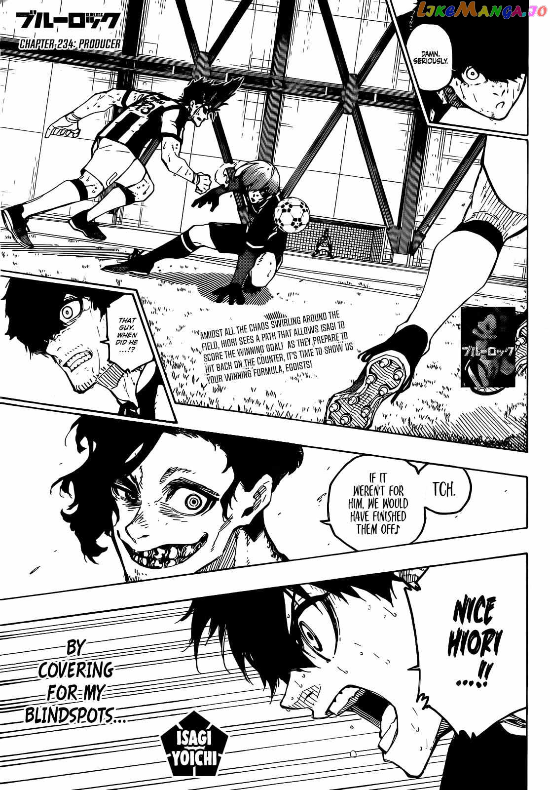 Blue Lock Chapter 234 image 01